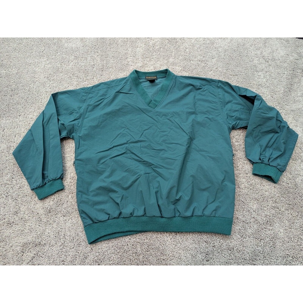 Vintage Izod Club Pullover Mens Large Jacket Windbreaker Aquila Gas Pipeline